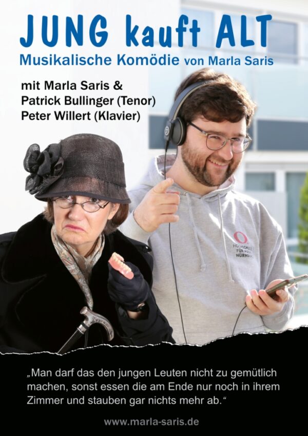 Online-Ticket: Marla Saris „Jung kauft Alt"